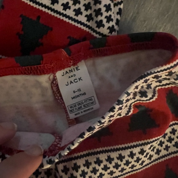 Janie and Jack 6-12 month holiday legging/pants - Picture 3 of 3